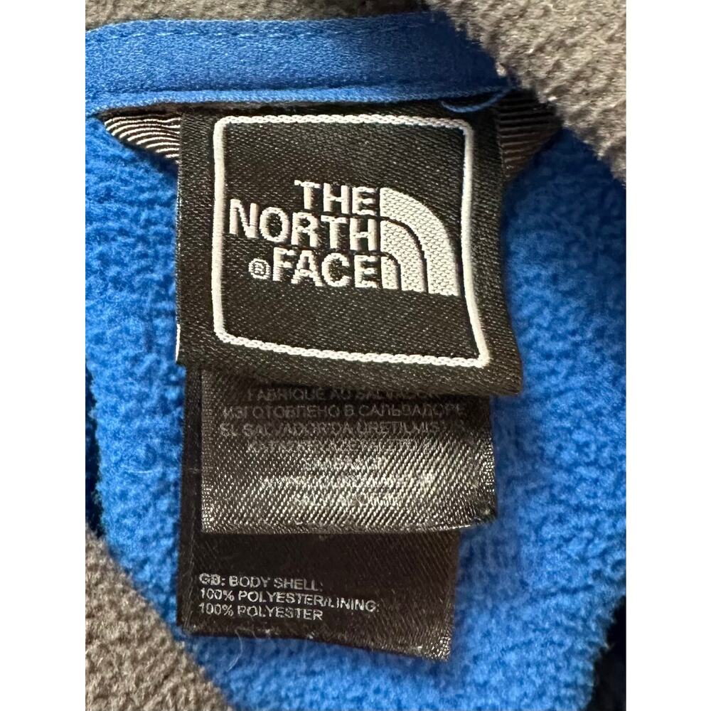 2/$30 The North Face Boys Fleece Full Zip Jacket Blue Gray Size M 10/12 - Picture 5 of 8